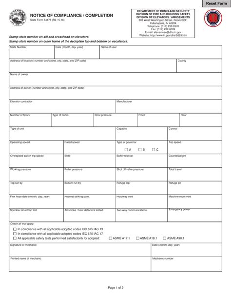 State Form 54178 Fill Out Sign Online And Download Fillable Pdf Indiana Templateroller