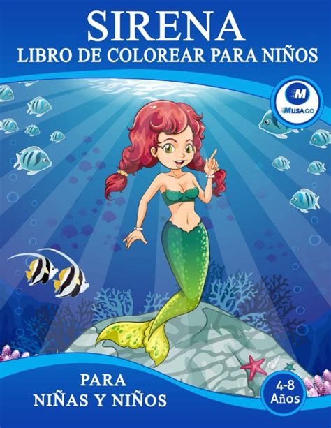 Buy Sirena Libro De Colorear Para Ni Os Un Libro De Colorear Divertido