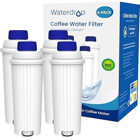 Waterdrop Coffee Filter Replacement For De Longhi Water Filter