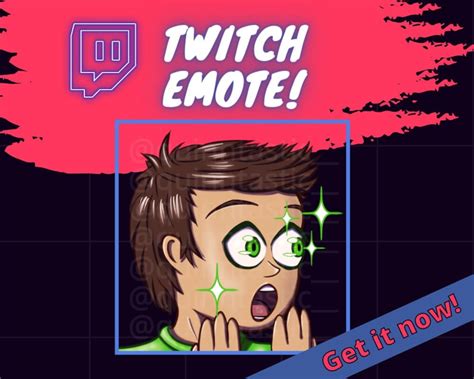 Pog Surprised Happy Face Twitch Emote Youtube Emote Etsy