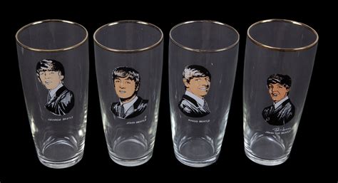 The Beatles Vintage Drinking Glasses