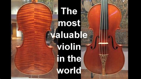 The World S Most Valuable Violin The Messiah Stradivarius Youtube