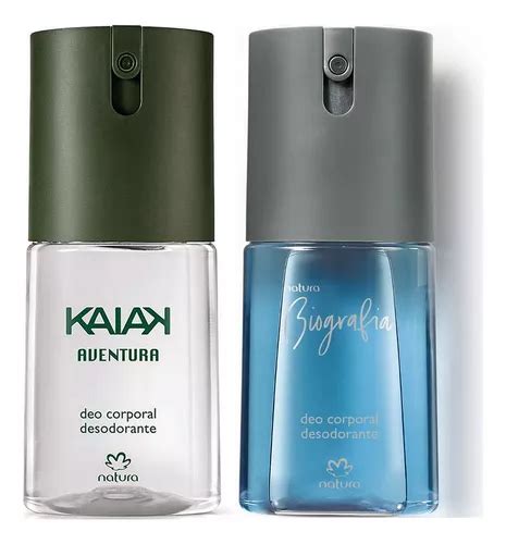 Kit Perfume Deo Corporal Masculino Natura Biografia Original Clássico