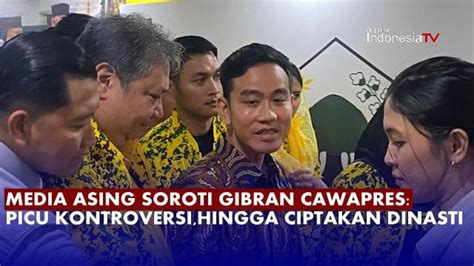 Media Asing Soroti Gibran Cawapres Picu Kontroversi Hingga Ciptakan