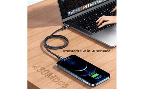 Cablu USB C La Lightning 20 W PD Incarcare Super Fast C