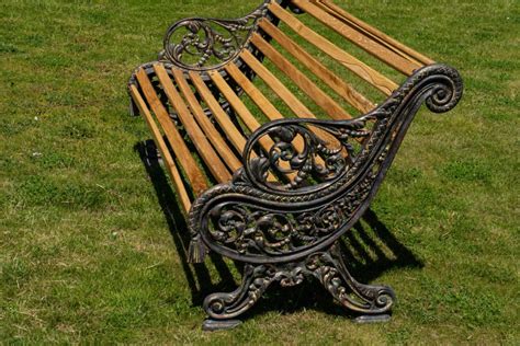 Victorian Cast Iron Garden Bench Dga By Tina Bird