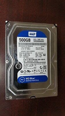 Western Digital WD5000AAKX-08U6AA0 500GB 3.5" SATA Drive | eBay