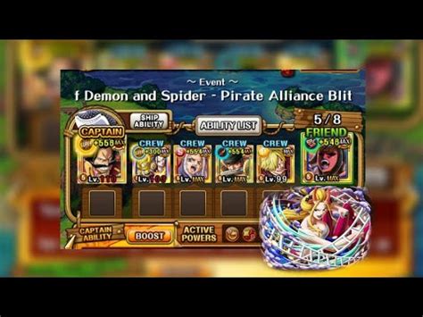 Optc X Event Battle Of Demon And Spider Pirate Alliance Blitz