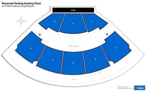 Ithink Financial Amphitheatre Seat Map