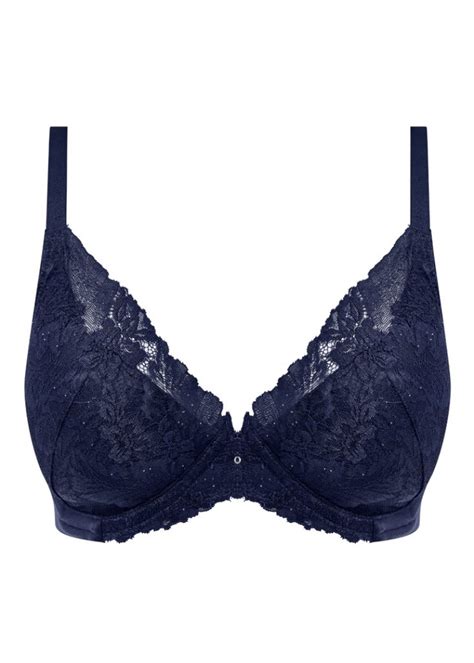 Wacoal Most Divine Dark Sapphire Uw Plunge Bra MarieSue Lingerie