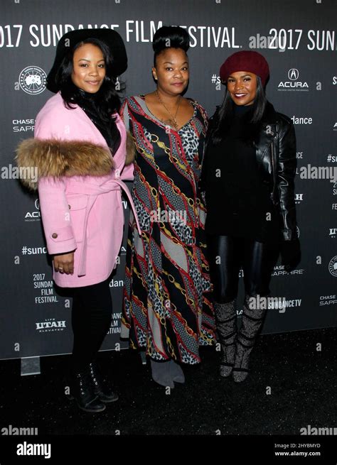 Chante Adams Roxanne Shante And Nia Long Attends The Roxanne Roxanne