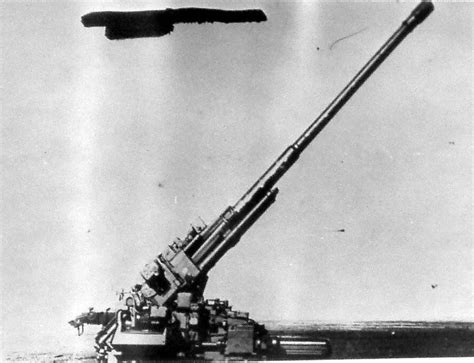 The latest Soviet anti aircraft guns caliber 152mm KM 52 КС 52