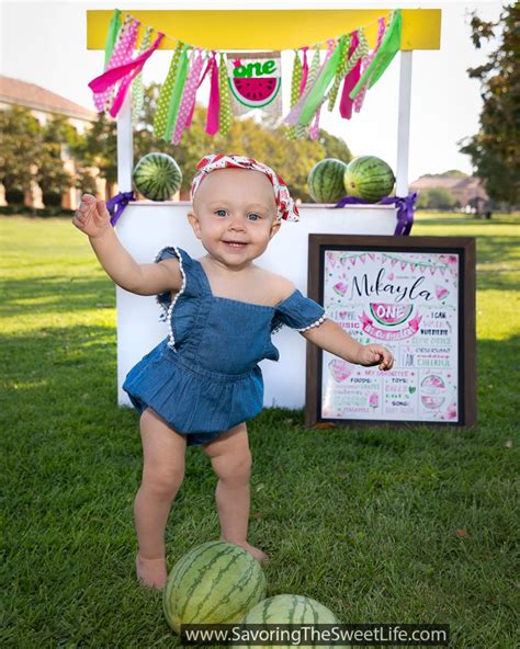 First Birthday Cake Smash One In A Melon 1st Birthday Photos 1st Birthday Photos Birthday