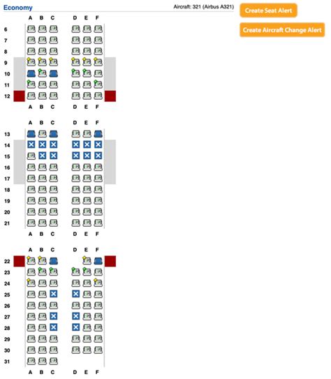 Tap A321neo Seat Map