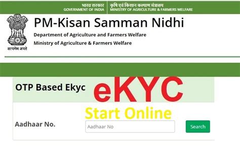 Pm Kisan EKYC Update 2024 Online Pmkisan Gov In