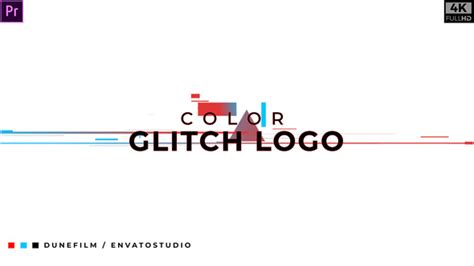 Color Glitch Logo Intro, Premiere Pro Templates | VideoHive