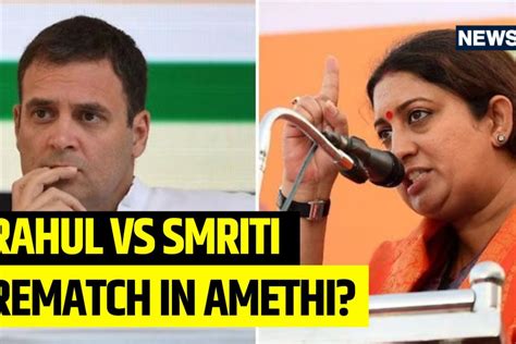 Smriti Irani Challenges Rahul Gandhi To Contest From Amethi Should He