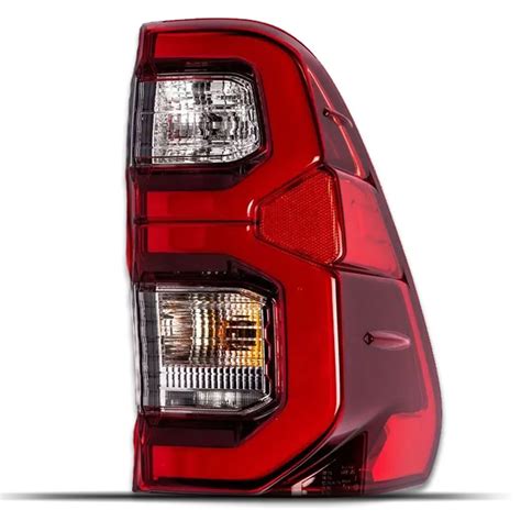 Par Lanterna Traseira Hilux 2021 2022 Led Sem Soquete