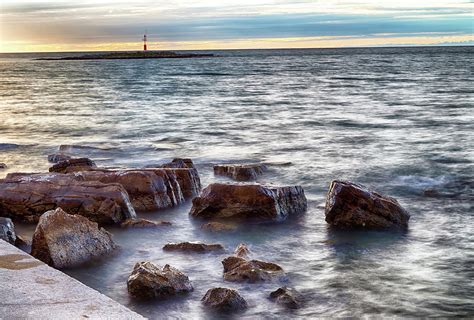 Sunset On Sea Rocks Photograph By Vivida Photo PC Fine Art America