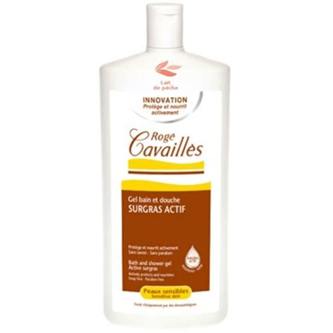 Roge cavailles gel bain douche lait de pêche 1l rogé cavaillès