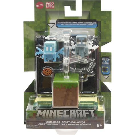 Mattel Minecraft Figures 8cm Portal Magic Mobs Ally And Vex Gtp08 Hlb27 Toys Shop Gr