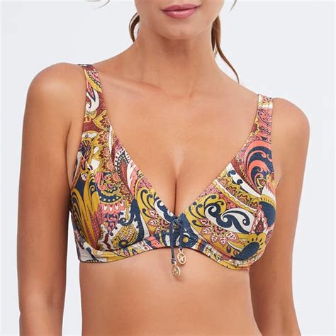 Multi Scarlet Underwired Bikini Top Brandalley