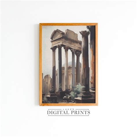 Ancient Rome Architecture Painting Digital Print Download