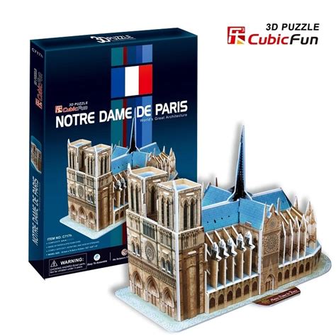 CFC717H - 3D Puzzle - Notre Dame De Paris - Model Tech Hobbies