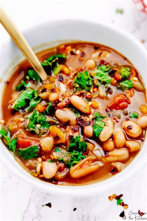 White Bean and Kale Soup | Jessica in the Kitchen