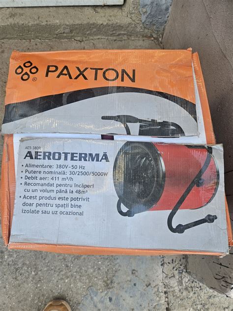 Aeroterma Aer Cald Electrica Paxton Ae R Kw Bucuresti Sectorul