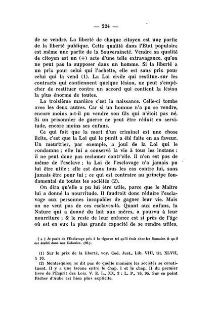 Montesquieu Et L Esclavage Tude Sur Les Origines De L Opinion