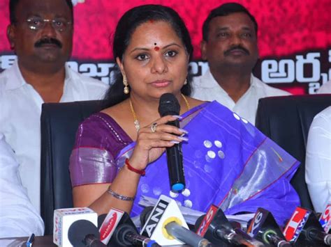 Telangana Brs Kavitha Suffers Avulsion Fracture