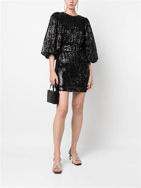 Bytimo Robe Courte Ornements En Sequins Farfetch