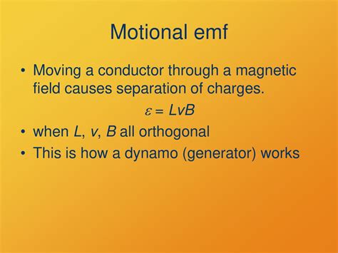 Ap Physics L14motionalemf Transforming Energy With Magnetism Ppt