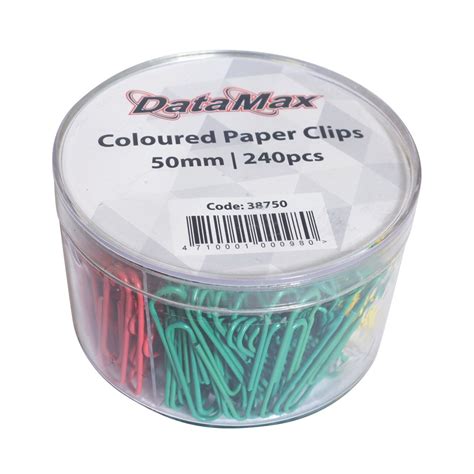 Datamax Paper Clips Coloured Mm Pack Theodist Theodist