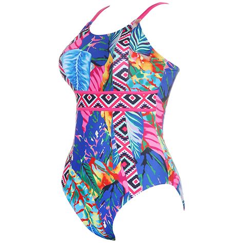 2018 Sexy One Piece Swimsuit Leaves Print Women Swimwear Push Up