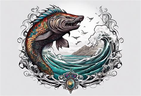 Leviathan Tattoo Ideas | TattoosAI