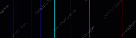 Emission Spectrum Of Helium Stock Image C0307504 Science Photo