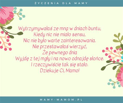 Yczenia Dla Mamy Wierszyki Na Dzie Mamy Mamy Mamom Pl