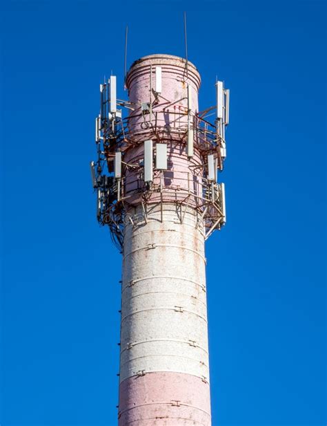 Cellular Antennas Installed On The Building Stock Photo Image Of