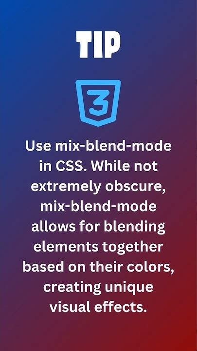 Css Tip Use Mix Blend Mode In Css Shorts Youtube