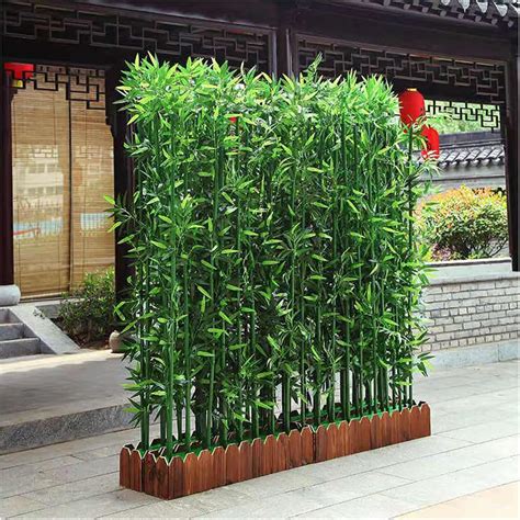 Bokni Yard Landscaping Simulation Bamboo Artificial Plant Tree Room