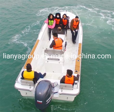 CE Approved Liya 4 2 7 6m Fishing Boat Panga Boat Fiberglass Boat