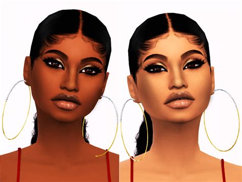 Clear Lip Gloss XxBlacksims | Sims hair, Sims 4 black hair, Sims 4