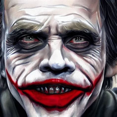 Mark Hamill As The Joker Oil Painting Artgerm Stable Diffusion