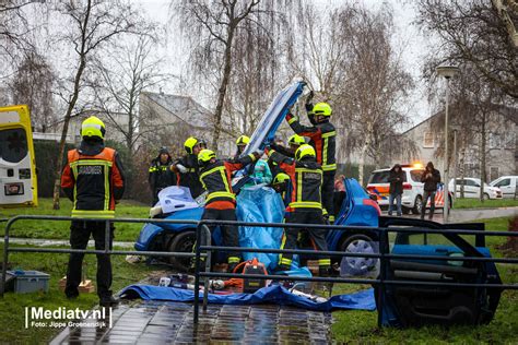 Bestuurder Bekneld Na Ongeval In Waddinxveen 112HM Nl