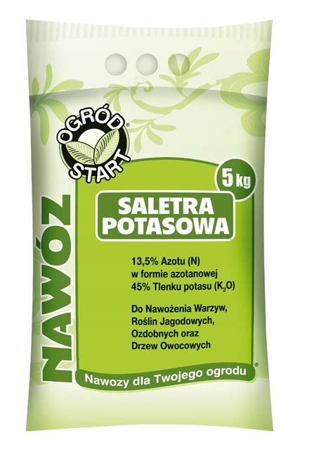 Nawóz SALETRA POTASOWA ROZPUSZCZALNA Do Warzyw Drzew Owocowych 5KG