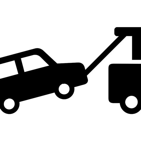 Towed Car Vector Svg Icon Svg Repo