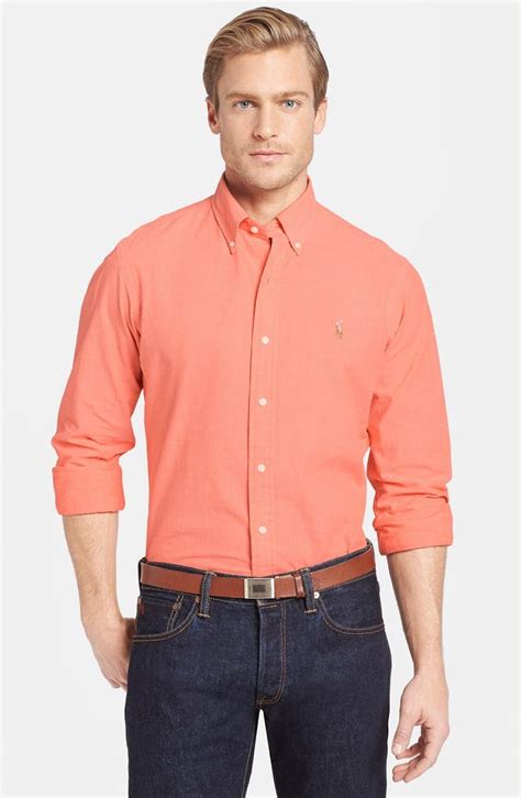 Polo Ralph Lauren Custom Fit Chambray Sport Shirt Nordstrom