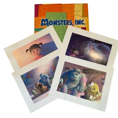 Disney Art Disneys Pixar Monsters Inc Exclusive Lithograph